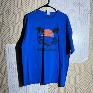 Koloa Blue Palm Sunset T-Shirt